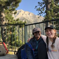 CYA Students hiking in the mountains 