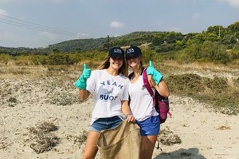 CYA Students Volunteering for Beach Cleanup