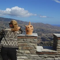 CYA Student and Pottery 