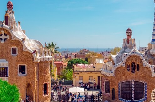 Spain CLP Cover Photo Gaudi art in parc guell barcelona