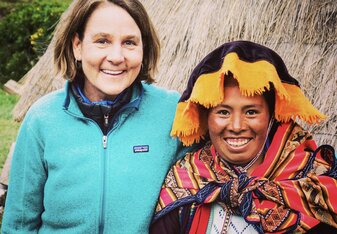 Marion Taylor in her Peruvian homestay