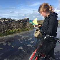 This was biking around the Aran Islands during the middle of my semester abroad. Biking allowed us to see so much, go at our own pace, and visit key destinations (CLIFFS!!) when nobody else was there. PS-If you go, get the beef and guiness stew by the cliffs and sweater stores, and check out live traditional music at with locals at Joe Watty's