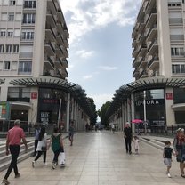 Shopping district downtown